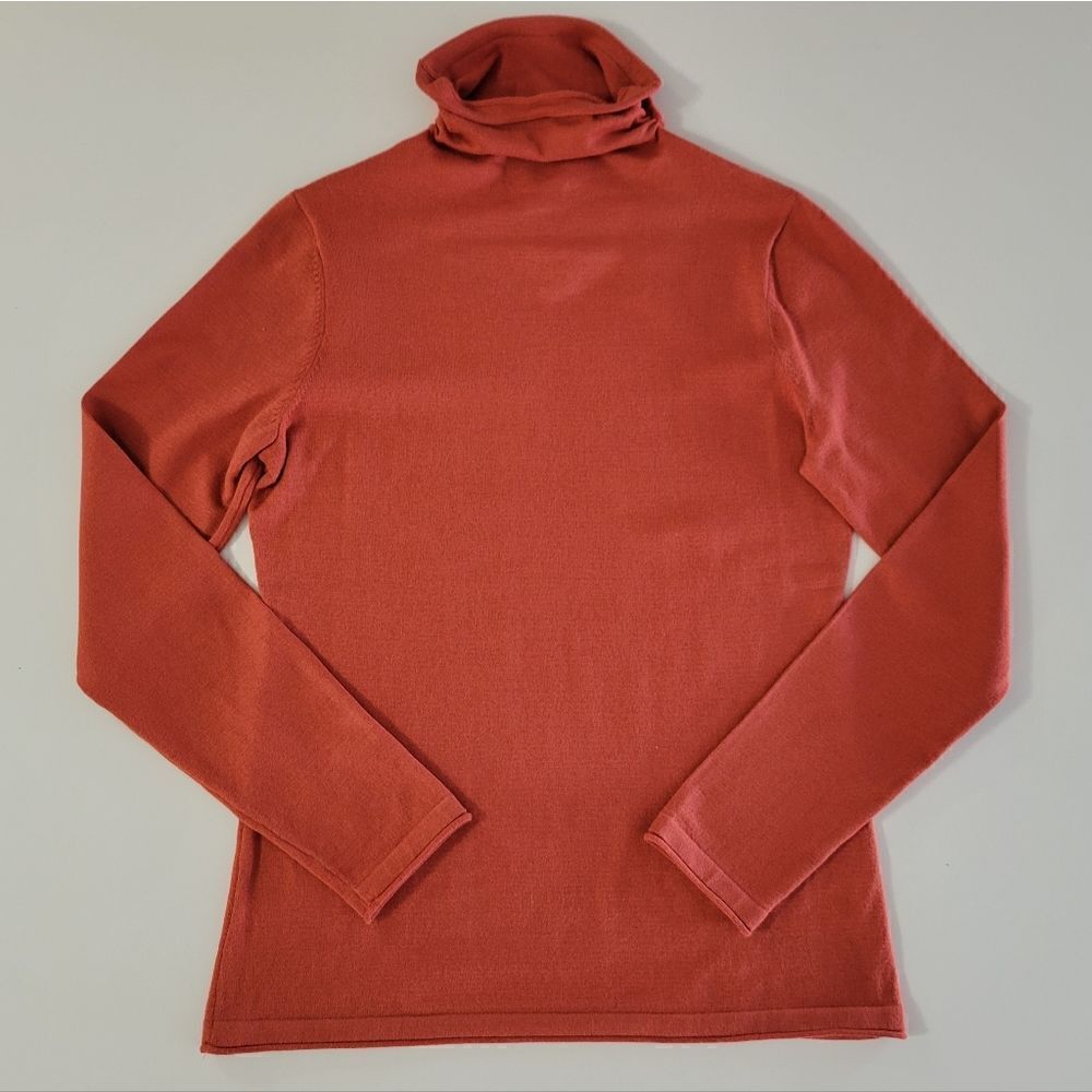 Duluth Trading Co. Women's Clay Ruched Neck Long Sleeve Pullover Sweater